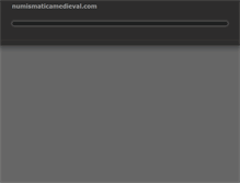 Tablet Screenshot of numismaticamedieval.com